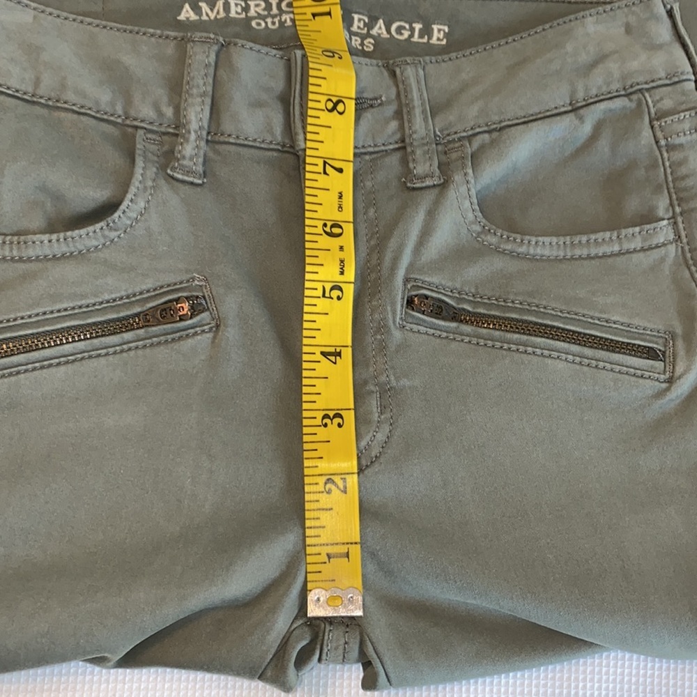 American Eagle outfitters  Moto High Rise Jegging Size 0 Regular - Picture 9 of 12
